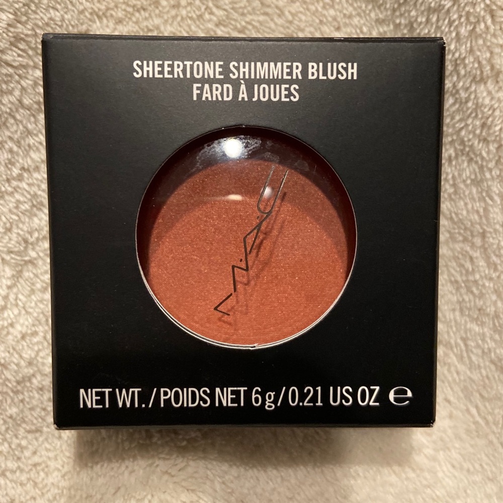 Mac Cosmetic Sheertone Shimmer Blush Ambering Rose